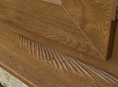 Houtlook folie laat los op kunststof kozijnen