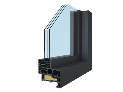 Driedubbel glas bij kunststof kozijnen