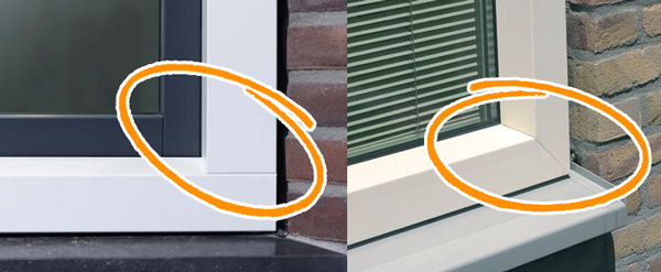 Verschillende soorten verbindingen voor kunststof kozijnen